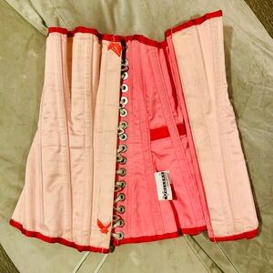 Pink Pleated Intimates Corset